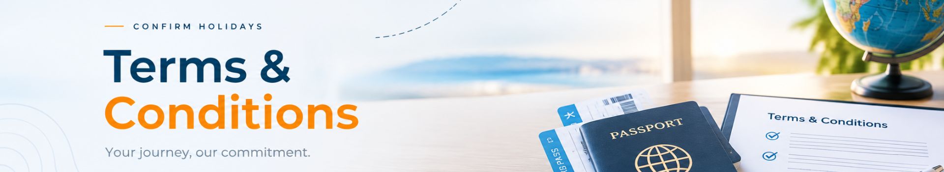 Terms and Conditions Confirm Holidays